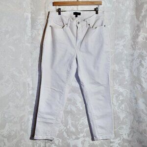 Banana Republic Women's Size 12 (31) White Curvy Girlfriend Jeans